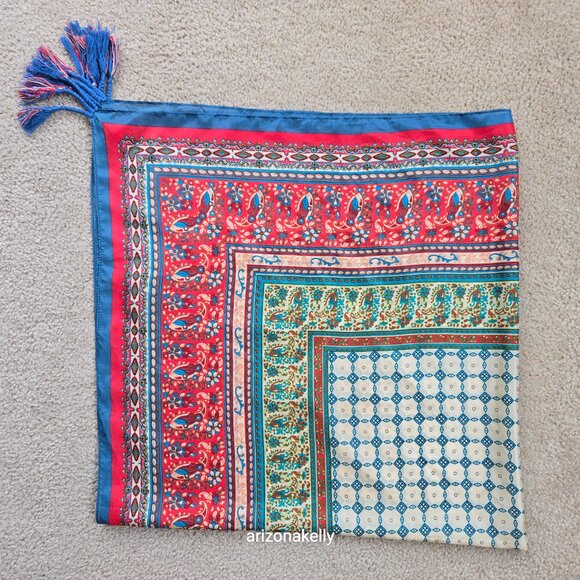 NWOT Johnny Was Silk Scarf #15 - Picture 2 of 10